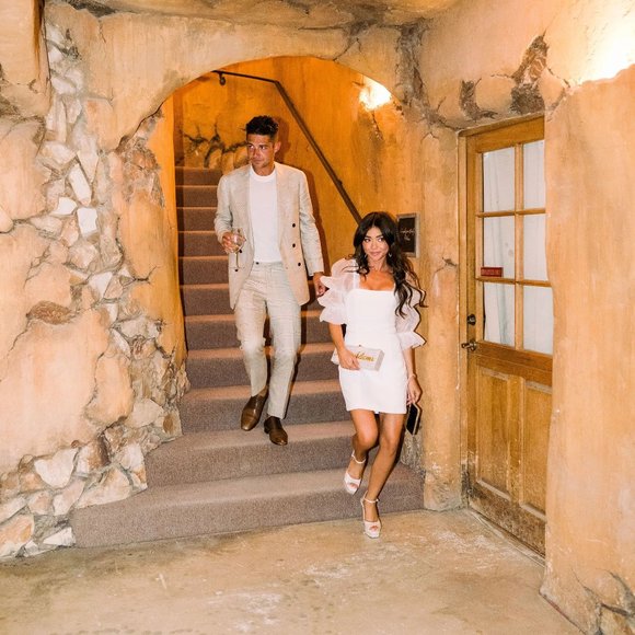 Tia Dress In Ivory Amanda Uprichard - Picture 2 of 3